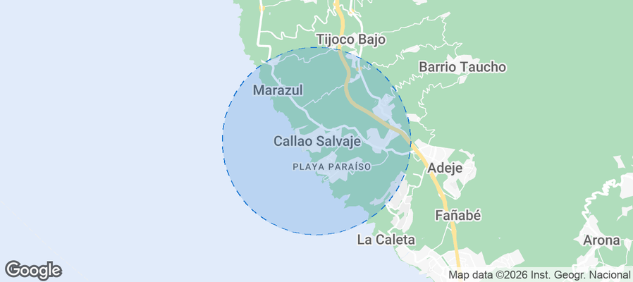 Callao Salvaje Airbnb map